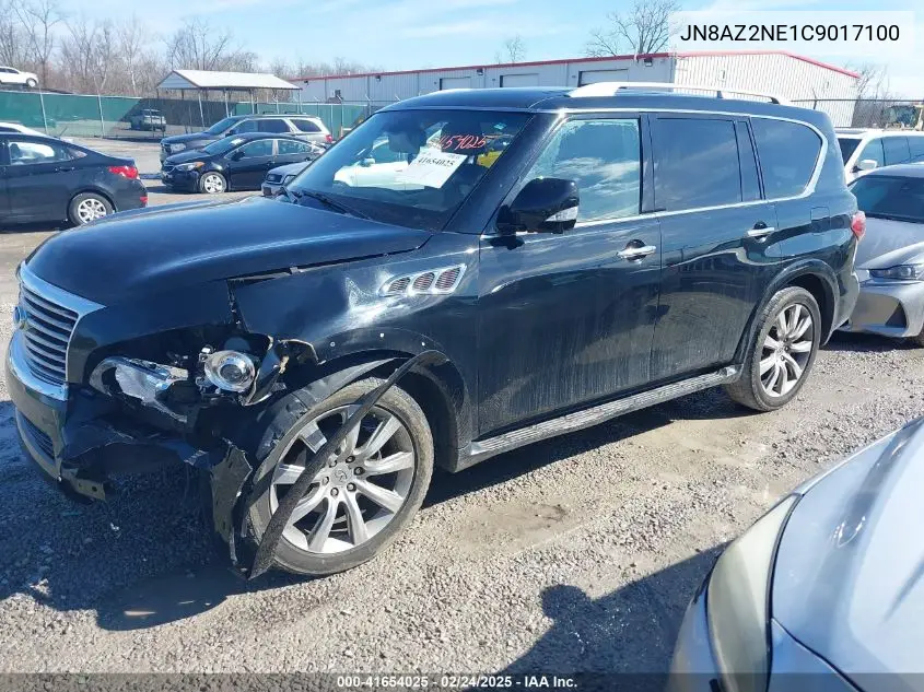2012 Infiniti Qx56 VIN: JN8AZ2NE1C9017100 Lot: 41654025