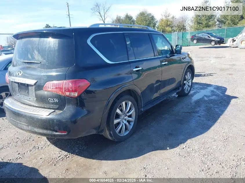 2012 Infiniti Qx56 VIN: JN8AZ2NE1C9017100 Lot: 41654025