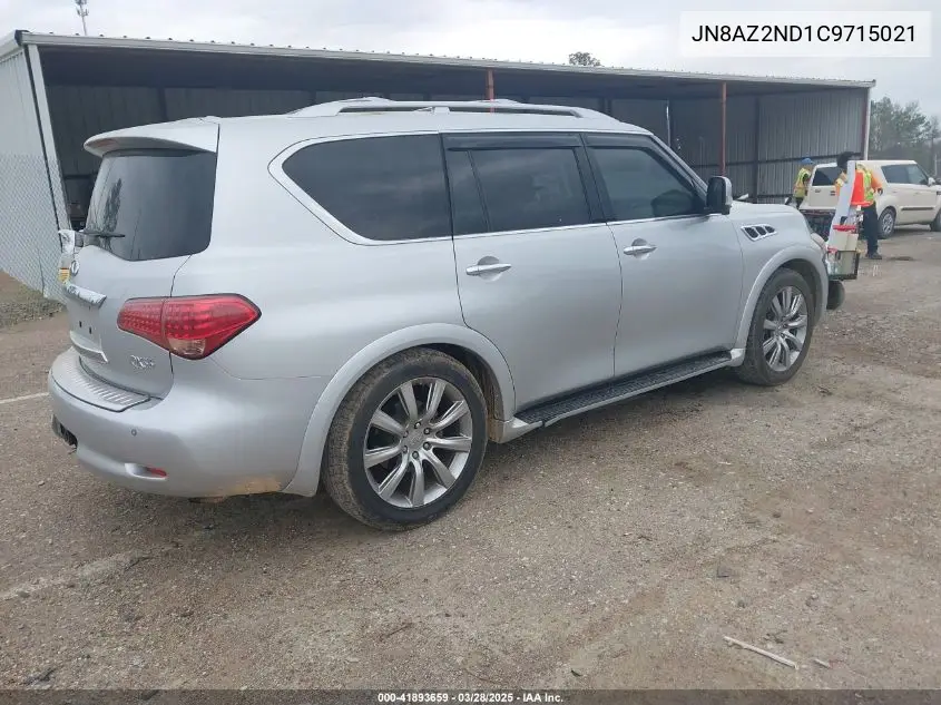 2012 Infiniti Qx56 VIN: JN8AZ2ND1C9715021 Lot: 41893659