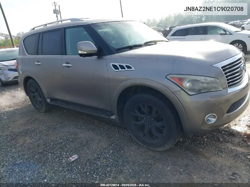 2012 Infiniti Qx56 VIN: JN8AZ2NE1C9020708 Lot: 42128814