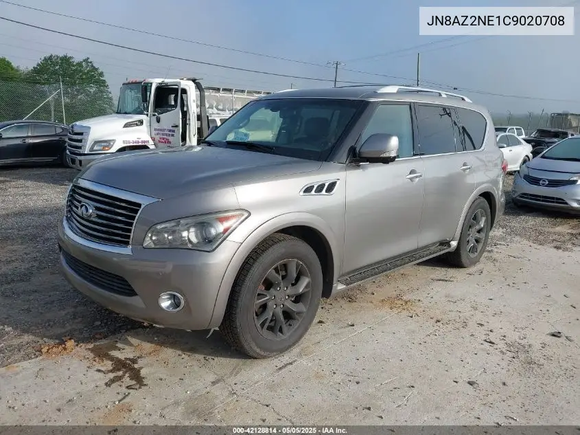 2012 Infiniti Qx56 VIN: JN8AZ2NE1C9020708 Lot: 42128814