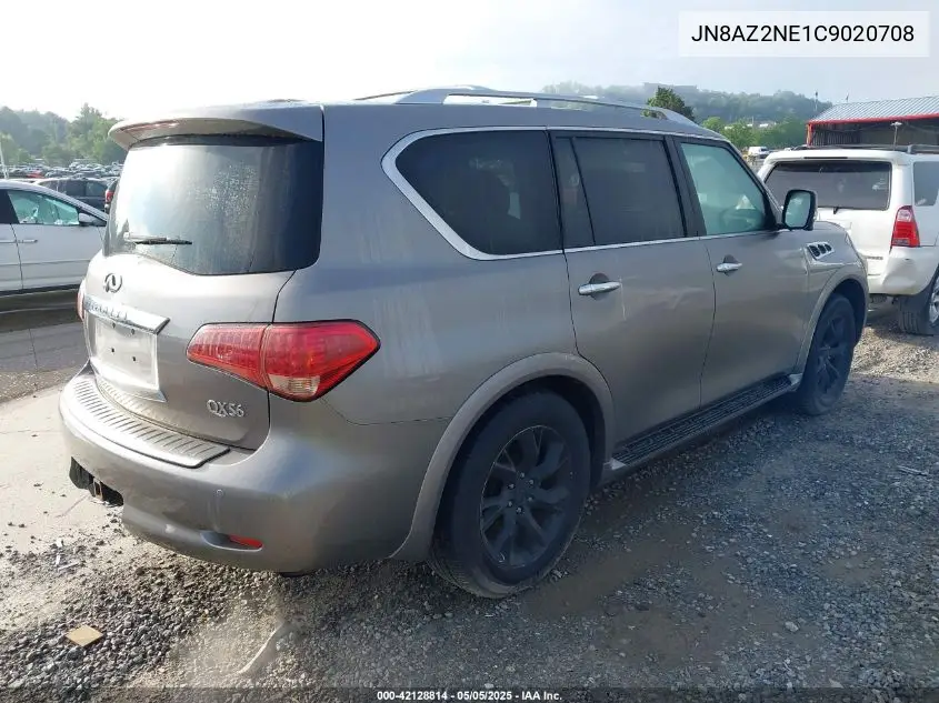 2012 Infiniti Qx56 VIN: JN8AZ2NE1C9020708 Lot: 42128814