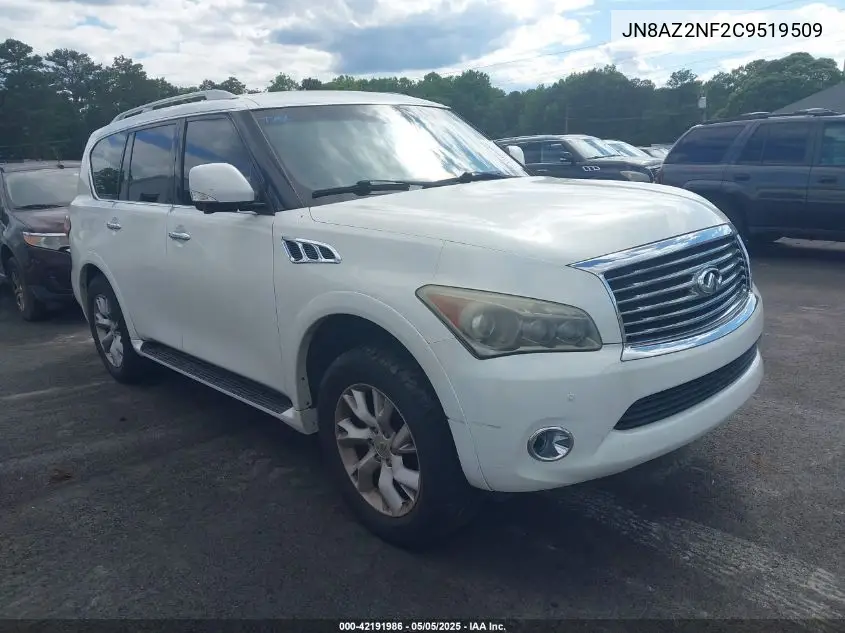 2012 Infiniti Qx56 VIN: JN8AZ2NF2C9519509 Lot: 42191986