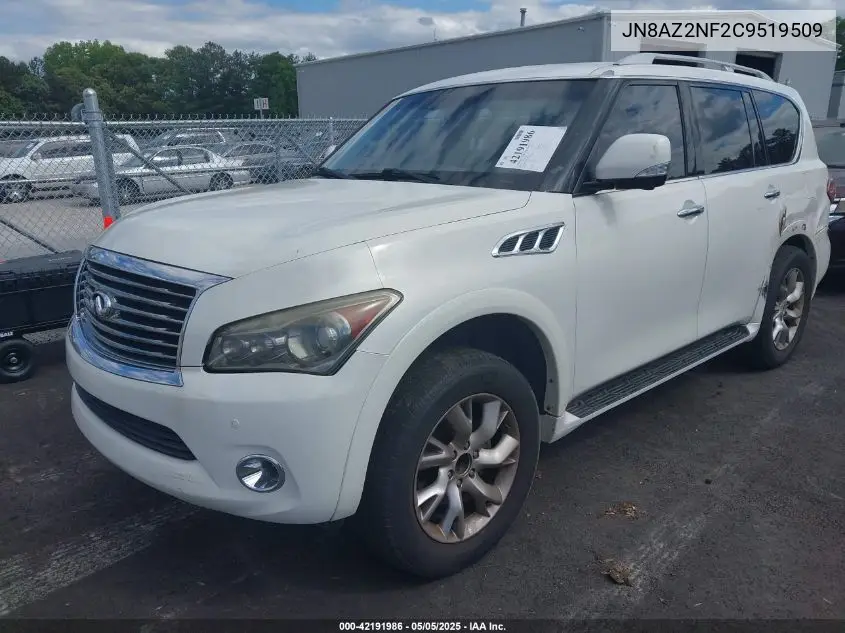 2012 Infiniti Qx56 VIN: JN8AZ2NF2C9519509 Lot: 42191986