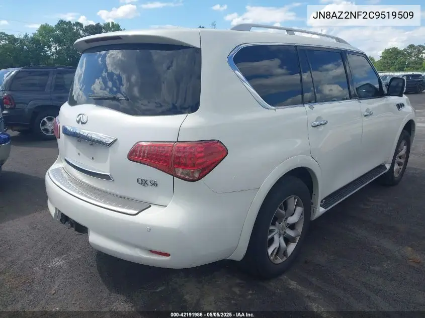 2012 Infiniti Qx56 VIN: JN8AZ2NF2C9519509 Lot: 42191986