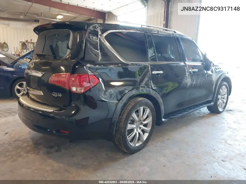 2012 Infiniti Qx56 VIN: JN8AZ2NC8C9317148 Lot: 42232551