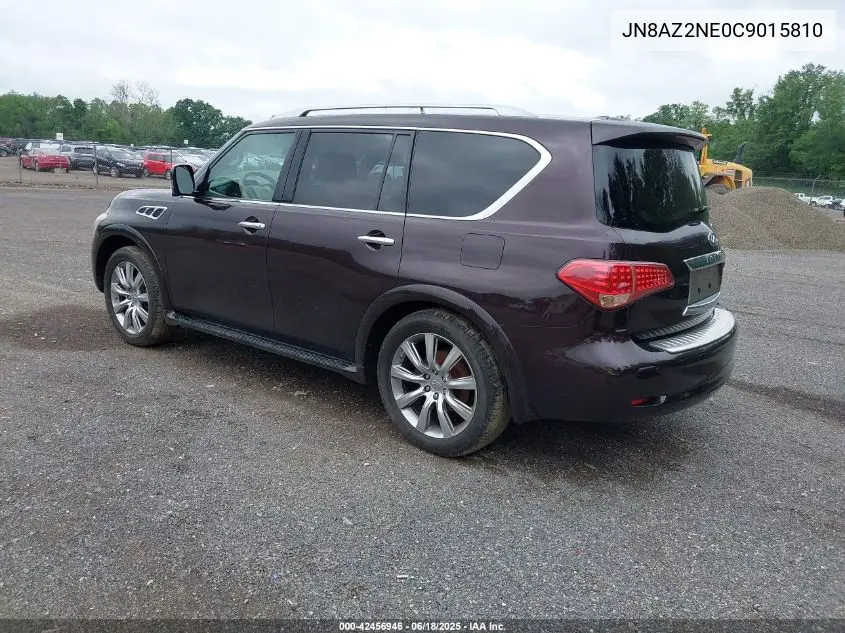 2012 Infiniti Qx56 VIN: JN8AZ2NE0C9015810 Lot: 42456946