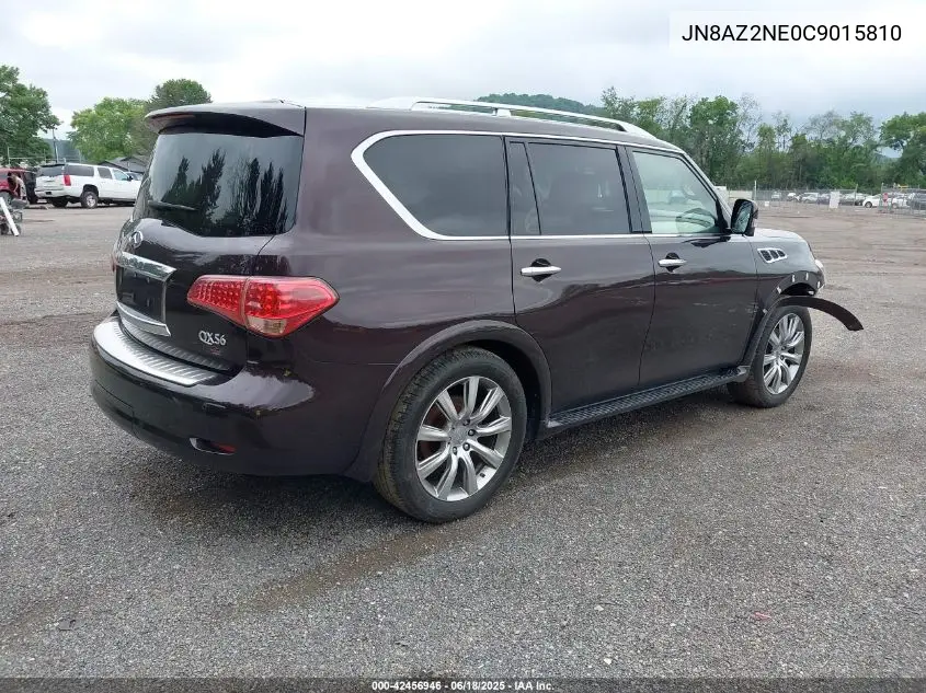 2012 Infiniti Qx56 VIN: JN8AZ2NE0C9015810 Lot: 42456946