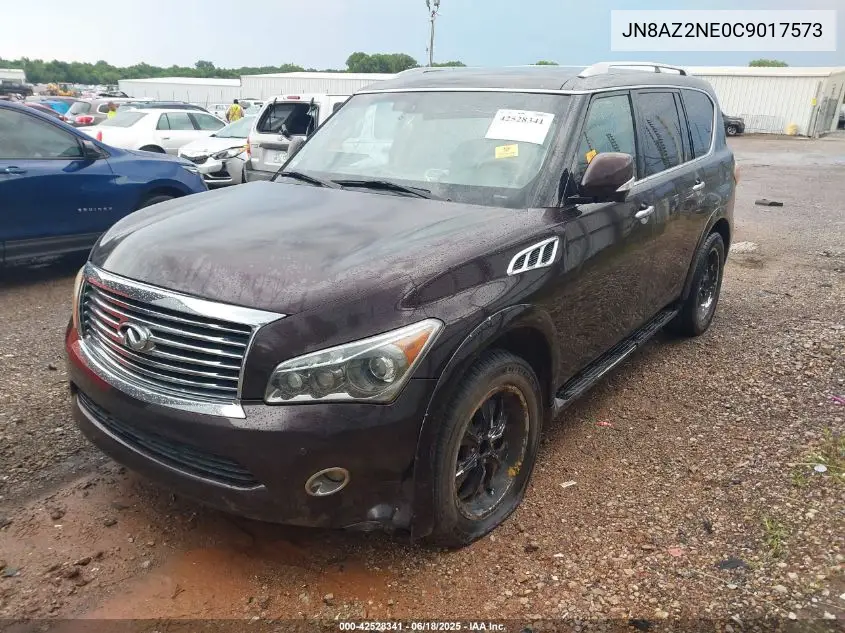 2012 Infiniti Qx56 VIN: JN8AZ2NE0C9017573 Lot: 42528341