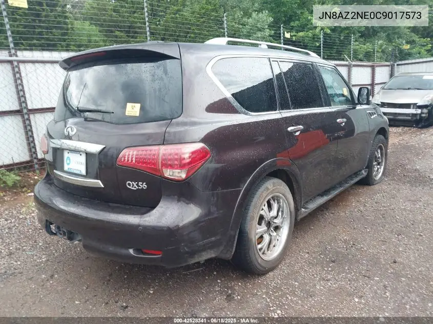 2012 Infiniti Qx56 VIN: JN8AZ2NE0C9017573 Lot: 42528341