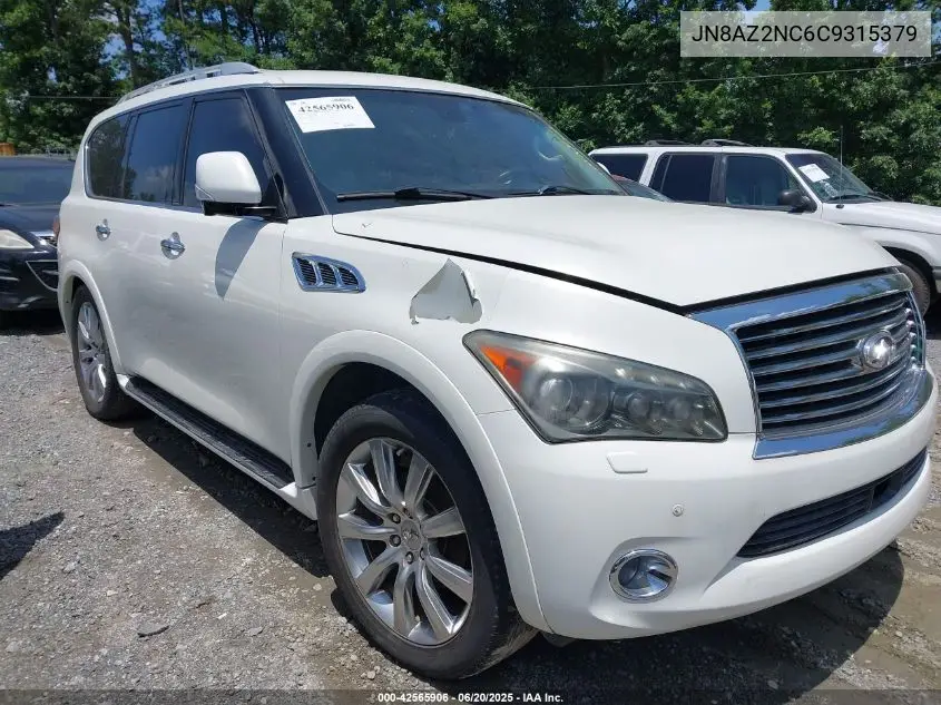 2012 Infiniti Qx56 VIN: JN8AZ2NC6C9315379 Lot: 42565906