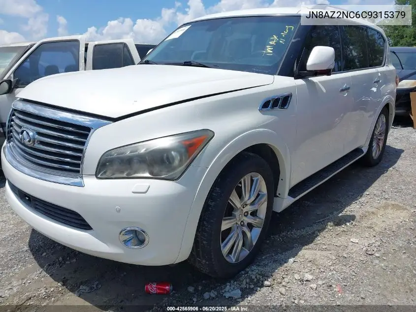 2012 Infiniti Qx56 VIN: JN8AZ2NC6C9315379 Lot: 42565906