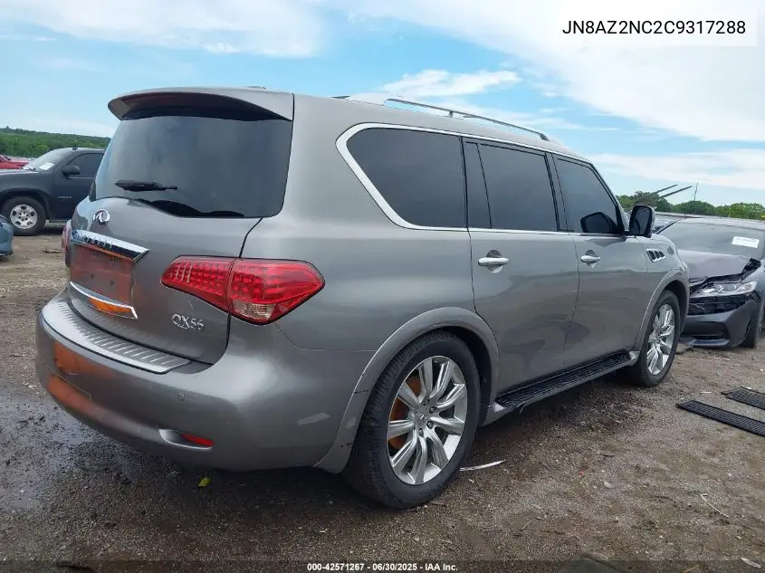 2012 Infiniti Qx56 VIN: JN8AZ2NC2C9317288 Lot: 42571267