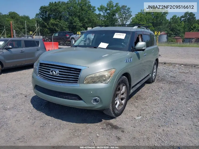 2012 Infiniti Qx56 VIN: JN8AZ2NF2C9516612 Lot: 42594245