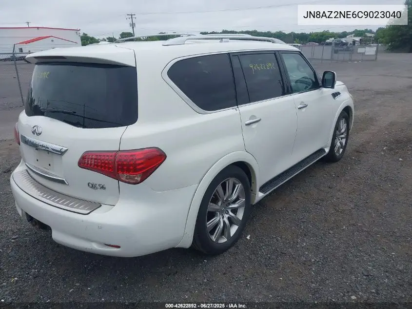 2012 Infiniti Qx56 VIN: JN8AZ2NE6C9023040 Lot: 42622892
