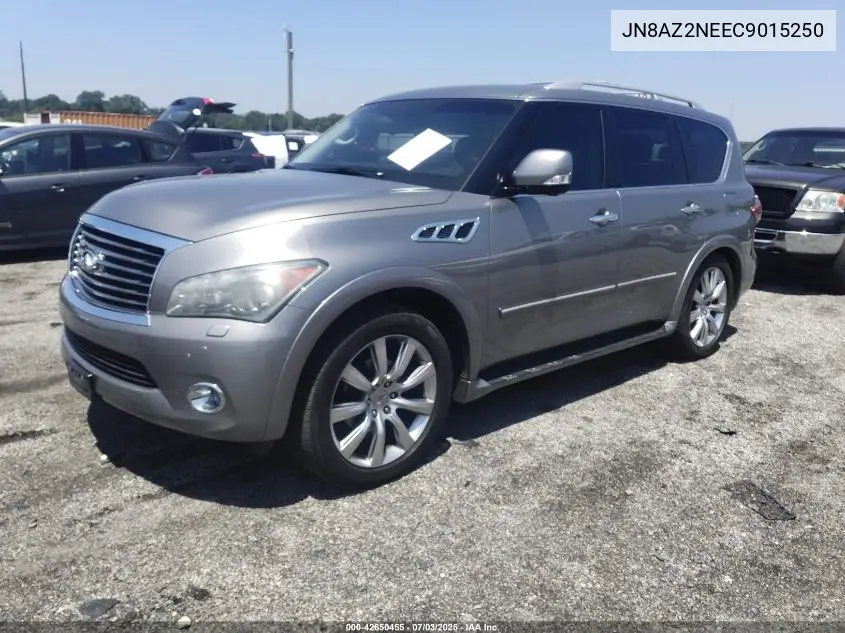 2012 Infiniti Qx56 VIN: JN8AZ2NEEC9015250 Lot: 42650455
