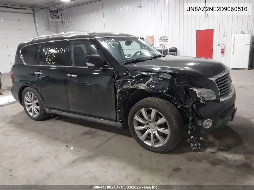 2013 Infiniti Qx56 VIN: JN8AZ2NE2D9060510 Lot: 41700210