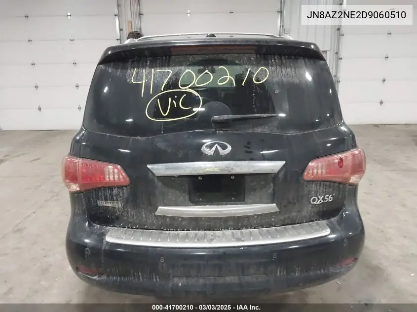 2013 Infiniti Qx56 VIN: JN8AZ2NE2D9060510 Lot: 41700210