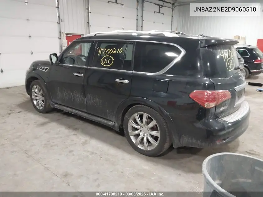 2013 Infiniti Qx56 VIN: JN8AZ2NE2D9060510 Lot: 41700210
