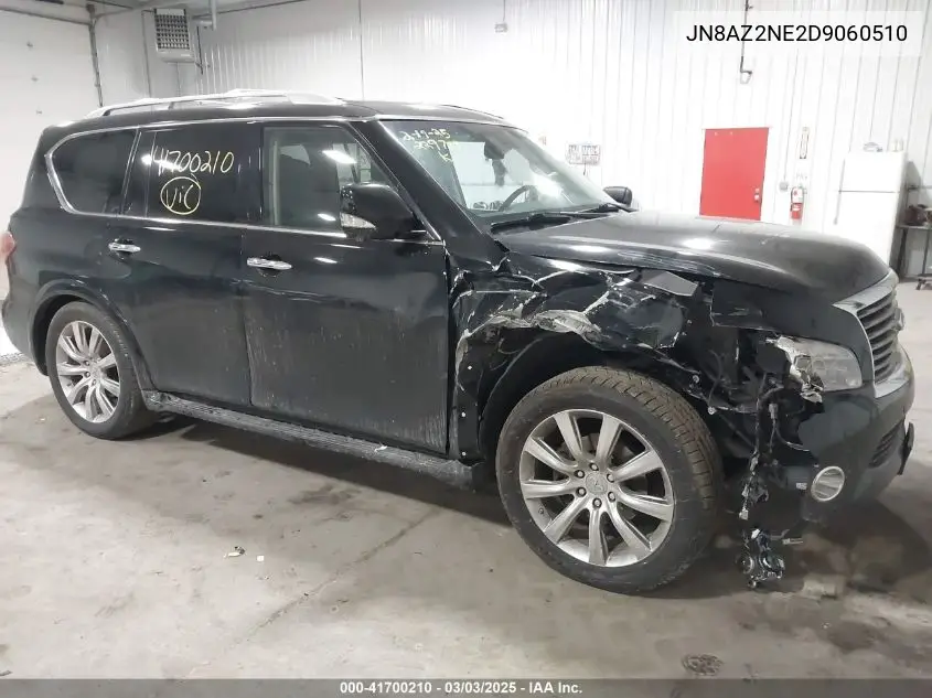 2013 Infiniti Qx56 VIN: JN8AZ2NE2D9060510 Lot: 41700210