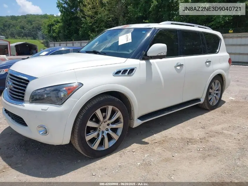 2013 Infiniti Qx56 VIN: JN8AZ2NE3D9040721 Lot: 42550908