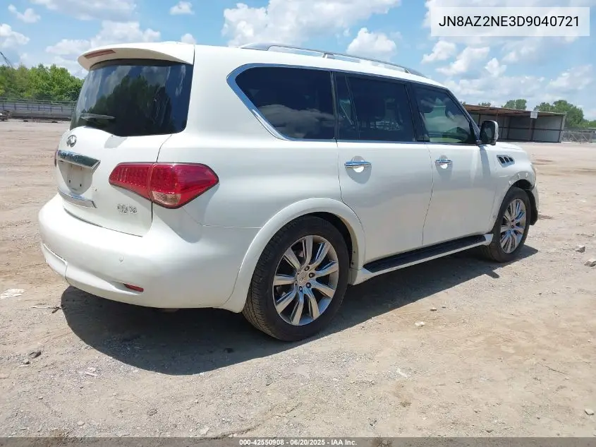 2013 Infiniti Qx56 VIN: JN8AZ2NE3D9040721 Lot: 42550908