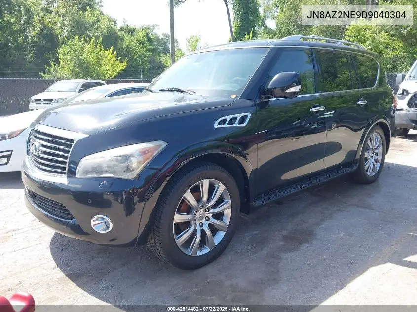2013 Infiniti Qx56 VIN: JN8AZ2NE9D9040304 Lot: 42814482