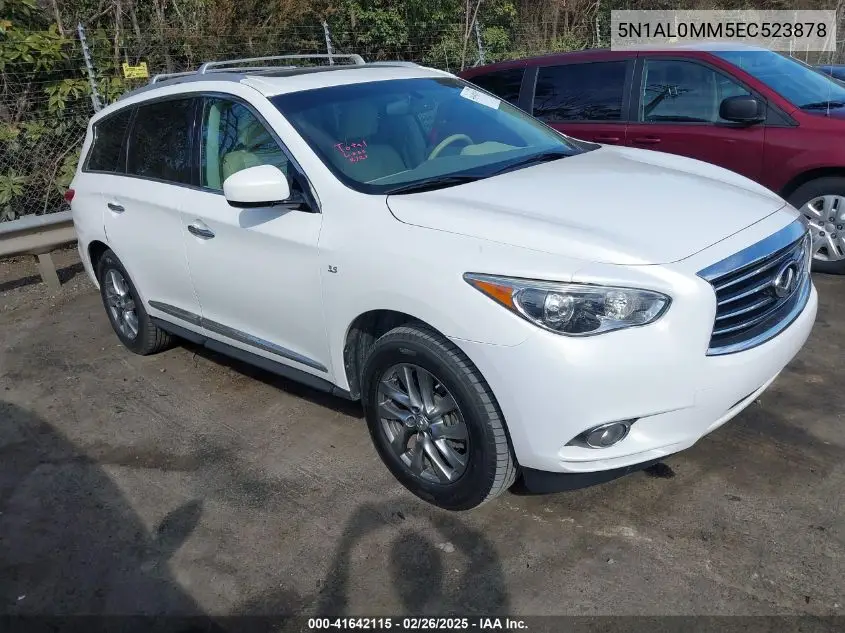 2014 Infiniti Qx60 VIN: 5N1AL0MM5EC523878 Lot: 41642115