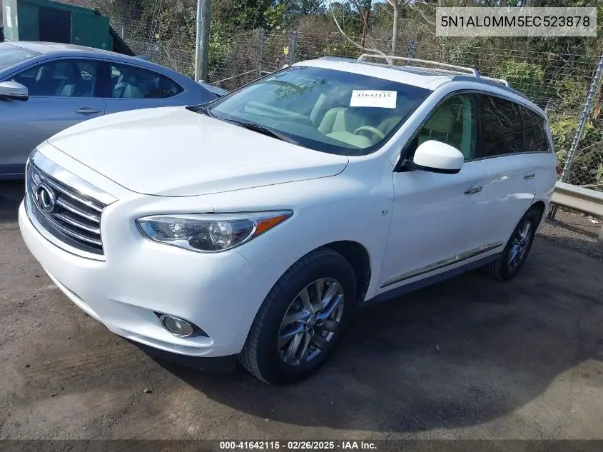 2014 Infiniti Qx60 VIN: 5N1AL0MM5EC523878 Lot: 41642115