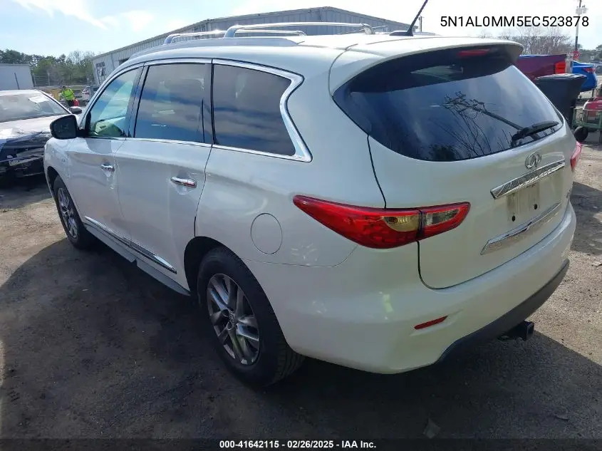 2014 Infiniti Qx60 VIN: 5N1AL0MM5EC523878 Lot: 41642115