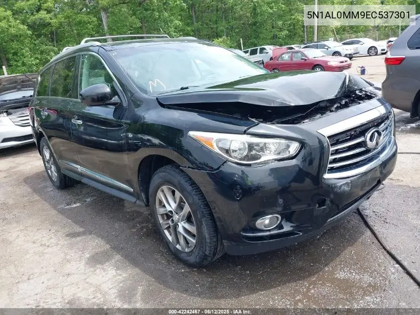 2014 Infiniti Qx60 VIN: 5N1AL0MM9EC537301 Lot: 42242467
