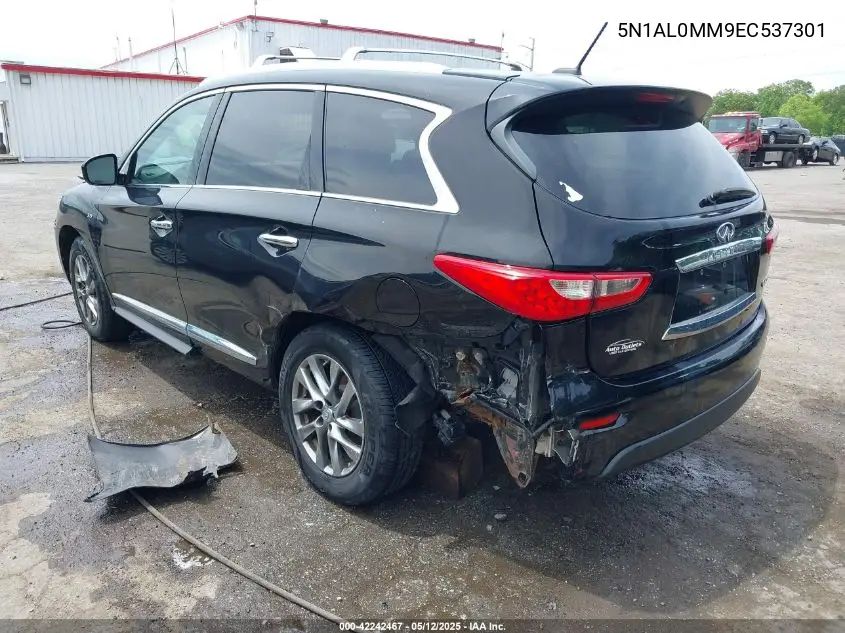 2014 Infiniti Qx60 VIN: 5N1AL0MM9EC537301 Lot: 42242467