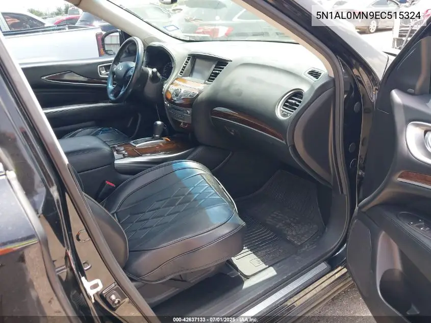 2014 Infiniti Qx60 VIN: 5N1AL0MN9EC515324 Lot: 42637133