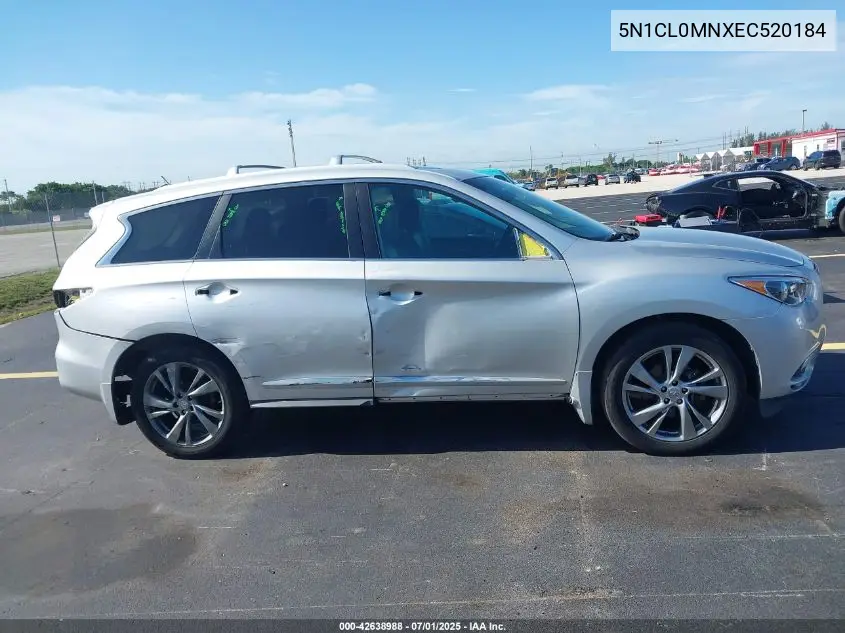 2014 Infiniti Qx60 Hybrid VIN: 5N1CL0MNXEC520184 Lot: 42638988