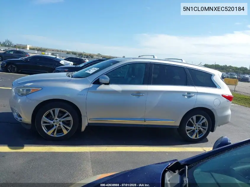 2014 Infiniti Qx60 Hybrid VIN: 5N1CL0MNXEC520184 Lot: 42638988