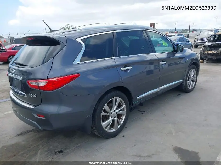2014 Infiniti Qx60 VIN: 5N1AL0MM2EC523899 Lot: 42791582