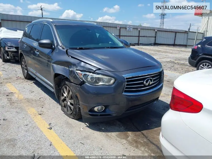 2014 Infiniti Qx60 VIN: 5N1AL0MN6EC545607 Lot: 42801319