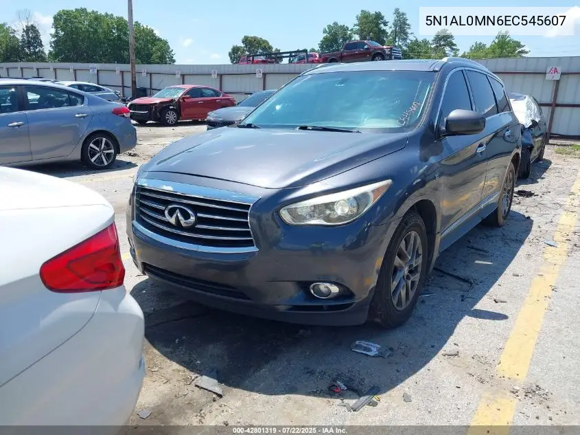 2014 Infiniti Qx60 VIN: 5N1AL0MN6EC545607 Lot: 42801319