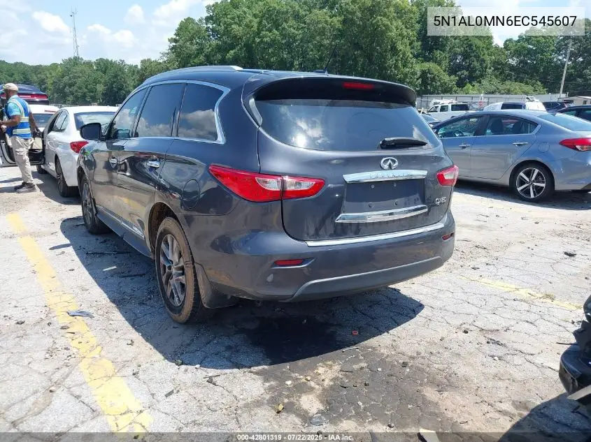 2014 Infiniti Qx60 VIN: 5N1AL0MN6EC545607 Lot: 42801319