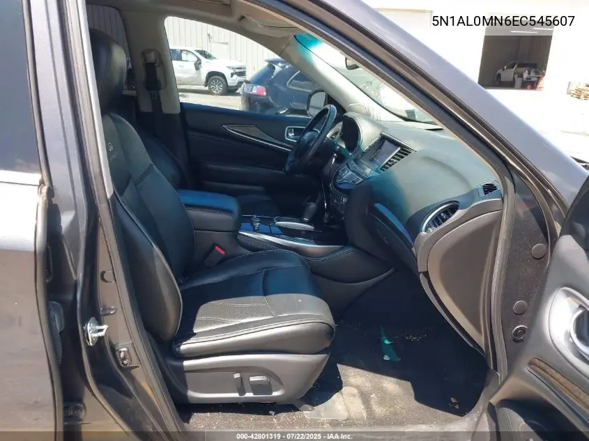 2014 Infiniti Qx60 VIN: 5N1AL0MN6EC545607 Lot: 42801319