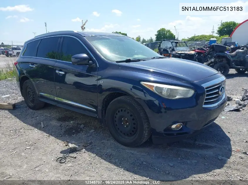 2015 Infiniti Qx60 VIN: 5N1AL0MM6FC513183 Lot: 12345707