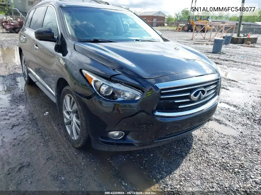 2015 Infiniti Qx60 VIN: 5N1AL0MM6FC548077 Lot: 42205654