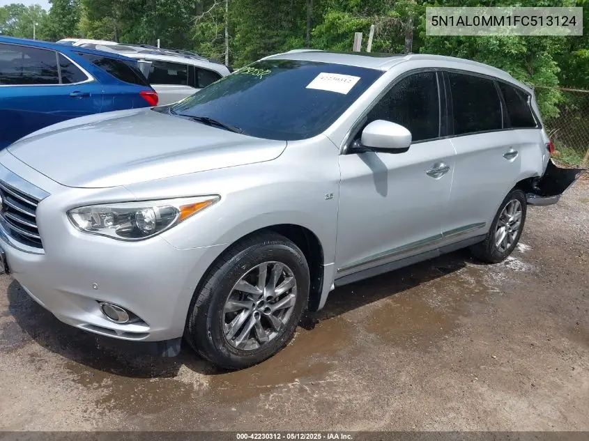2015 Infiniti Qx60 VIN: 5N1AL0MM1FC513124 Lot: 42230312