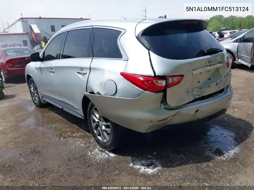 2015 Infiniti Qx60 VIN: 5N1AL0MM1FC513124 Lot: 42230312