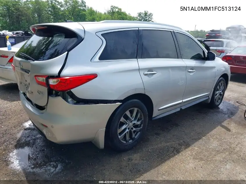 2015 Infiniti Qx60 VIN: 5N1AL0MM1FC513124 Lot: 42230312