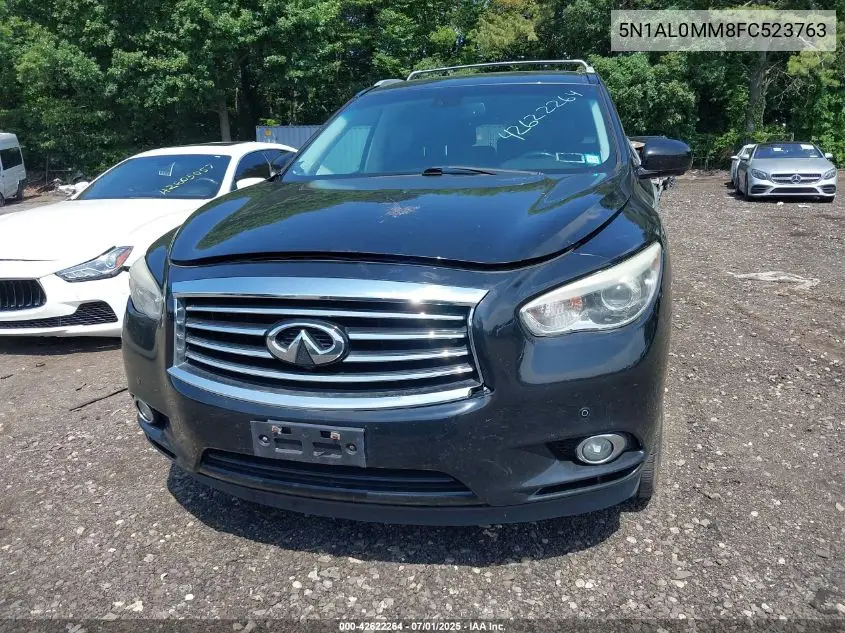 2015 Infiniti Qx60 VIN: 5N1AL0MM8FC523763 Lot: 42622264