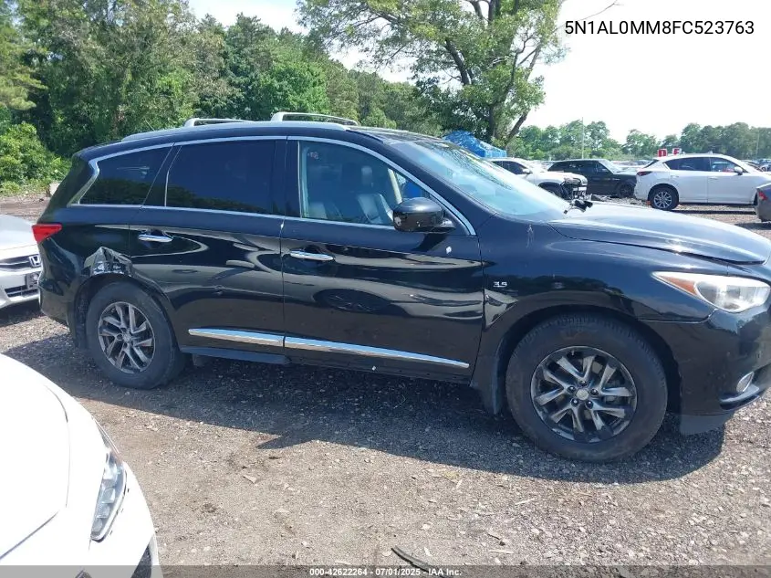 2015 Infiniti Qx60 VIN: 5N1AL0MM8FC523763 Lot: 42622264