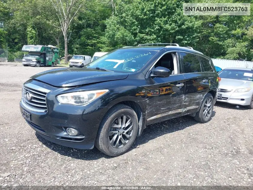 2015 Infiniti Qx60 VIN: 5N1AL0MM8FC523763 Lot: 42622264