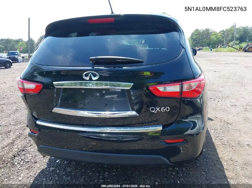 2015 Infiniti Qx60 VIN: 5N1AL0MM8FC523763 Lot: 42622264
