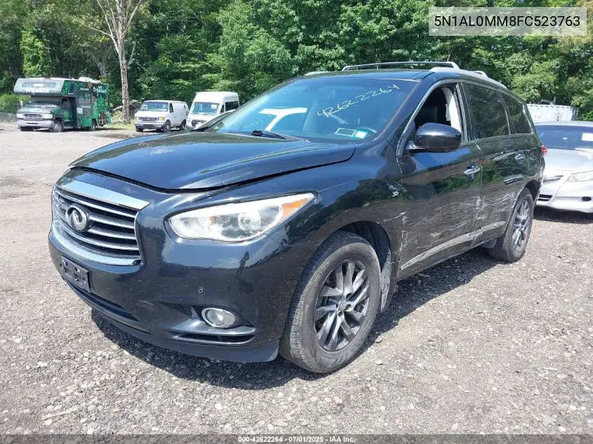 2015 Infiniti Qx60 VIN: 5N1AL0MM8FC523763 Lot: 42622264